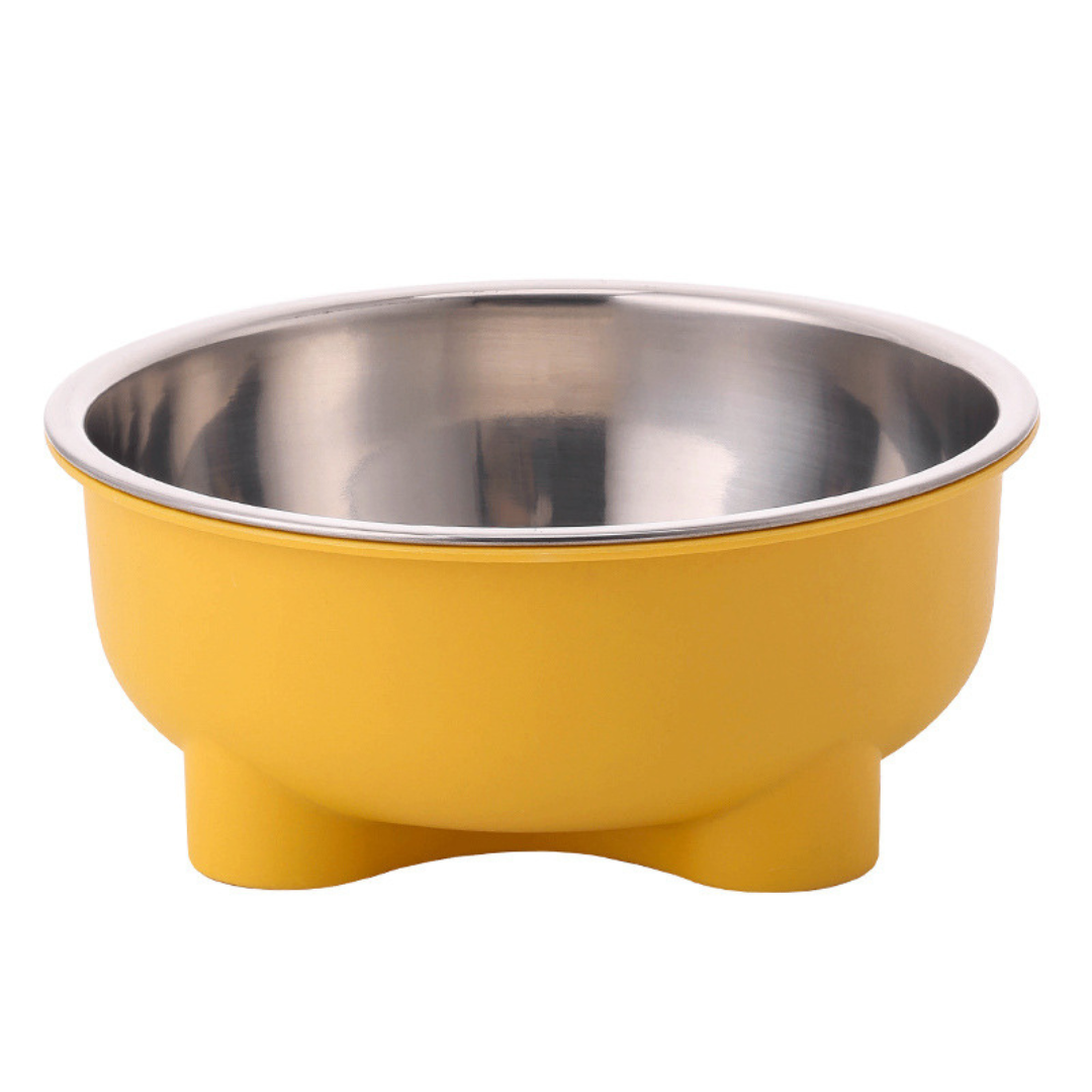Stainless Steel Dog Bowl-Orange