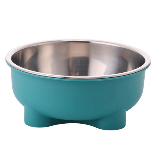 Stainless Steel Dog Bowl-Green