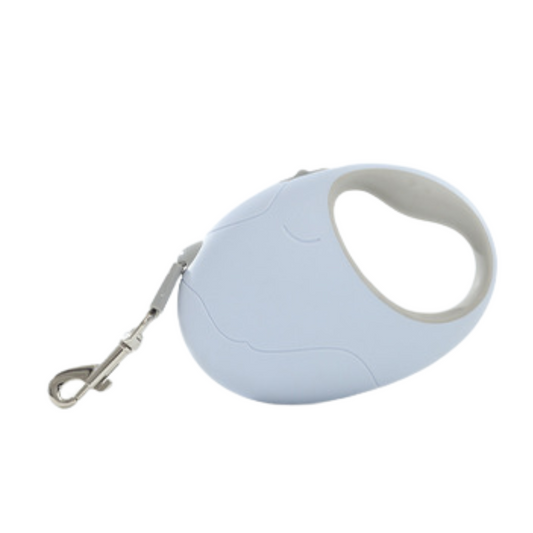 Oval Retractable Dog Leash-Blue