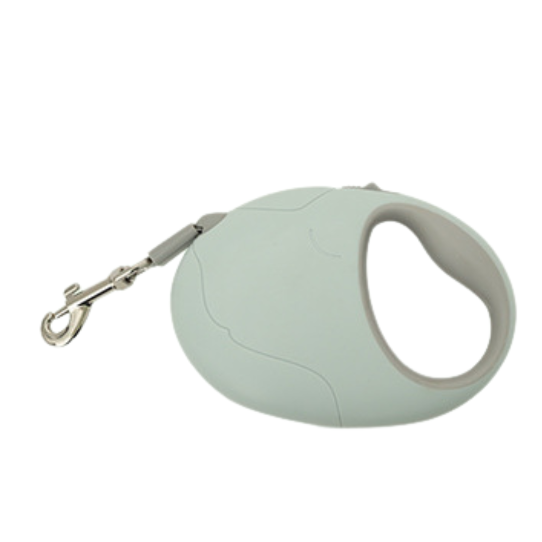 Oval Retractable Dog Leash-Blue